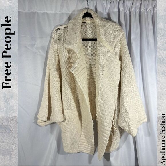 FREE PEOPLE CLOUD CONTROL CARDI IN IVORY SP - Picture 5 of 6